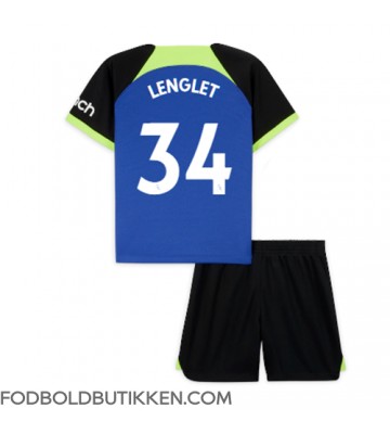 Tottenham Hotspur Clement Lenglet #34 Udebanetrøje Børn 2022-23 Kortærmet (+ Korte bukser)